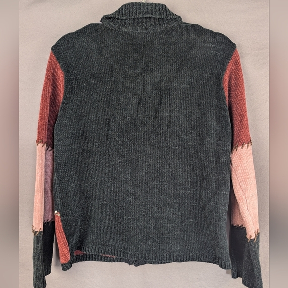 North Crest Size 8 (6-8) Chenille Cardigan In Great Vintage Condition - Picture 2 of 13